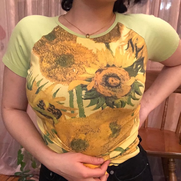 the national gallery Tops - 🖼The National Gallery Van Gogh art T-shirt 🖼